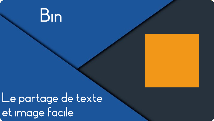 Featured image for Bin, pour le partage de texte et image simplifier